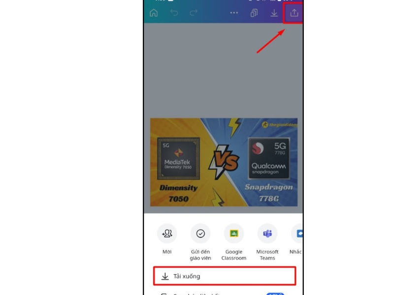 Cách chuyển dự án trên Canva sang PDF