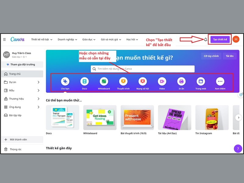 cách sử dụng Canva để tạo ra thiết kế