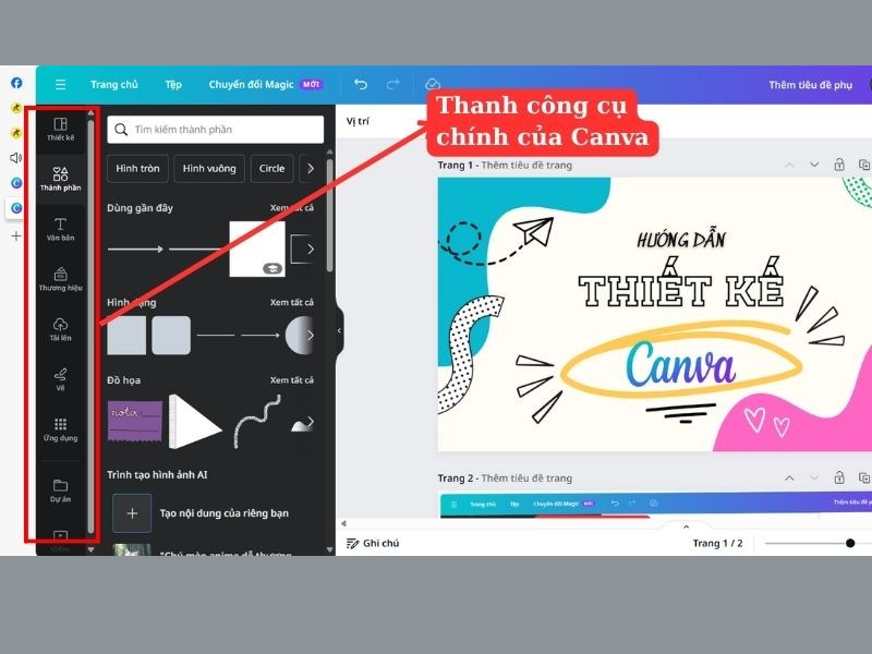 cách sử dụng Canva để tạo ra thiết kế