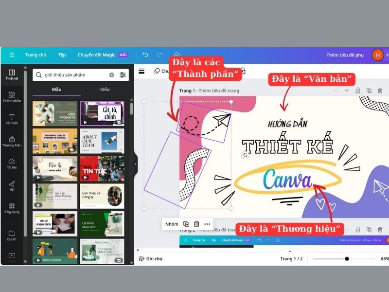 cách sử dụng Canva để tạo ra thiết kế