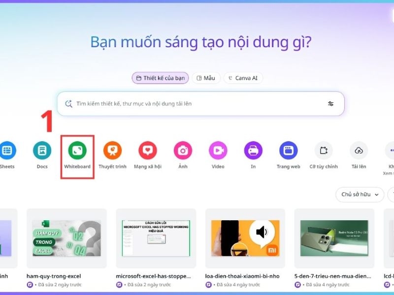 Canva Whiteboard là gì
