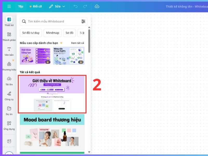 Canva Whiteboard là gì