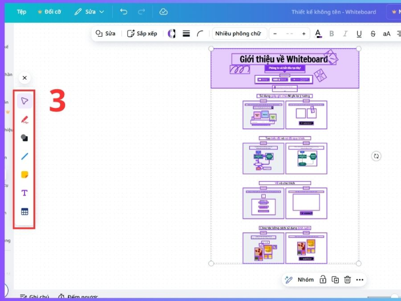 Canva Whiteboard là gì