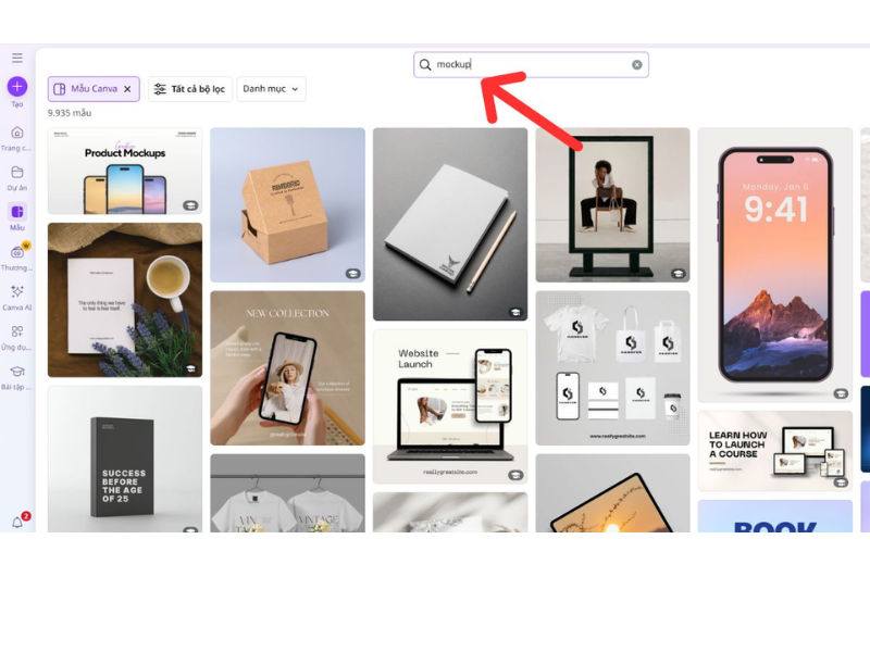 cách sử dụng Mockup Canva