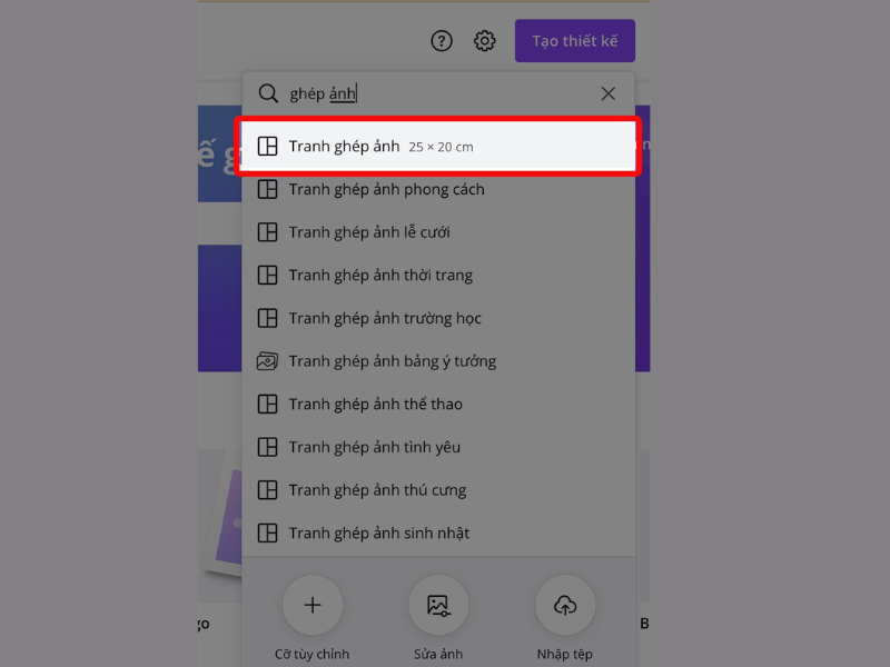 Cách tạo bảng trong Canva