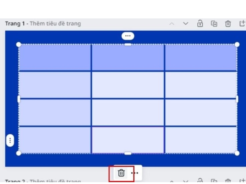 Cách tạo bảng trong Canva