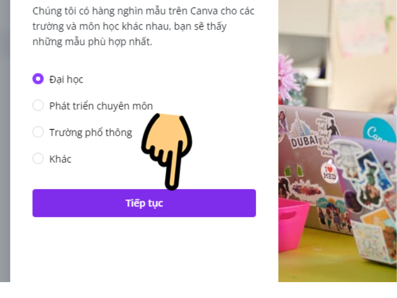 cách tạo tài khoản Canva Pro Education